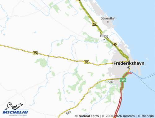 Carte MICHELIN Ravnshøj - ViaMichelin