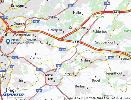 Mapa MICHELIN Broechem - ViaMichelin