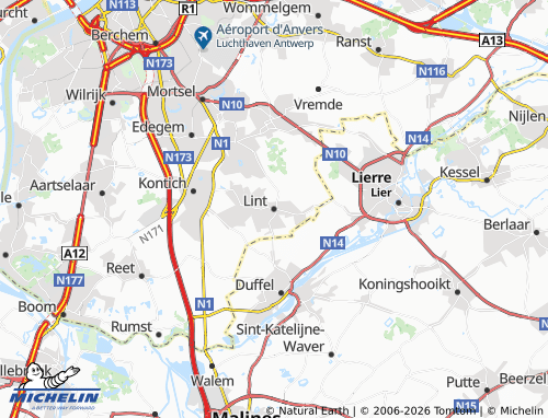 Mappa MICHELIN Lint - ViaMichelin