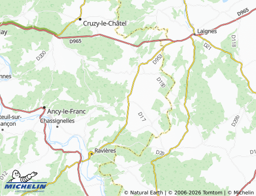 Mappa MICHELIN Jully - ViaMichelin