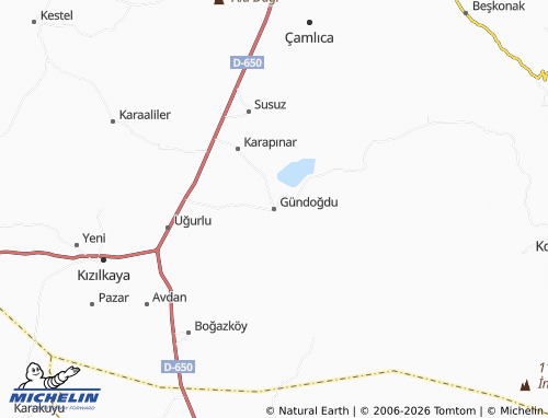 MICHELIN Gündoğdu map - ViaMichelin
