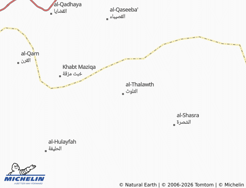 Carte MICHELIN al-Thalawth - ViaMichelin