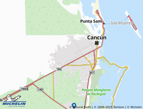 MICHELIN La Guadalupana, Cañada map - ViaMichelin