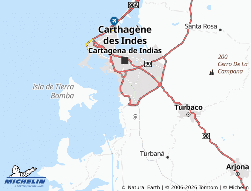 Carte MICHELIN Puerta de Hierro - ViaMichelin