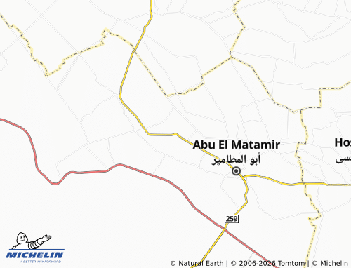 Mapa MICHELIN al-Gheetah - ViaMichelin