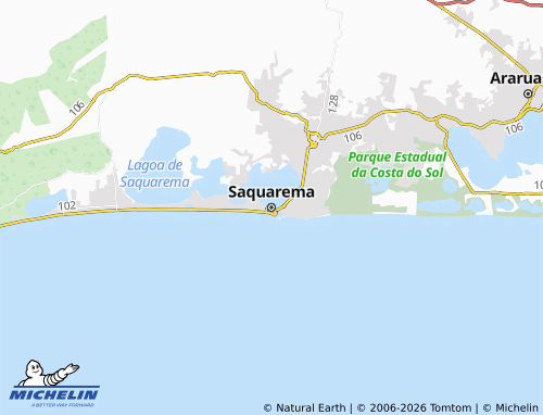 Mappa MICHELIN Saquarema - ViaMichelin