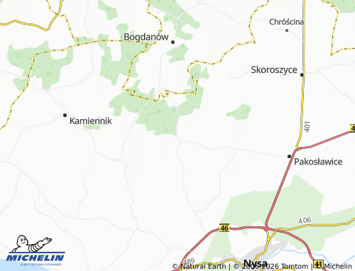 Carte MICHELIN Biechów - ViaMichelin