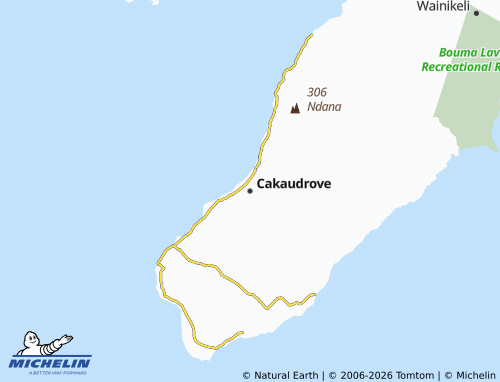 Mapa MICHELIN Cakaudrove - ViaMichelin