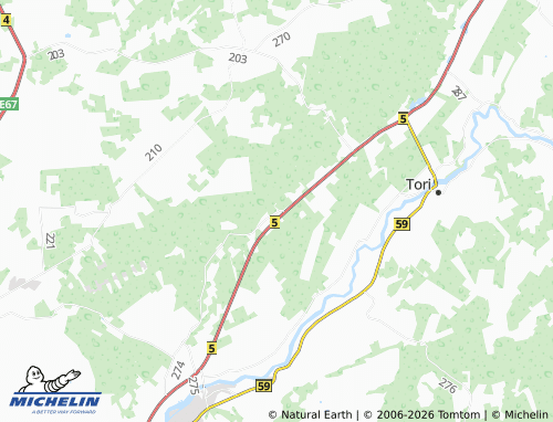 MICHELIN Kuiaru map - ViaMichelin