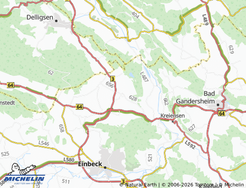MICHELIN Naensen map - ViaMichelin