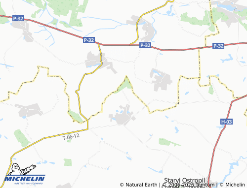 MICHELIN-Landkarte Lisove - ViaMichelin