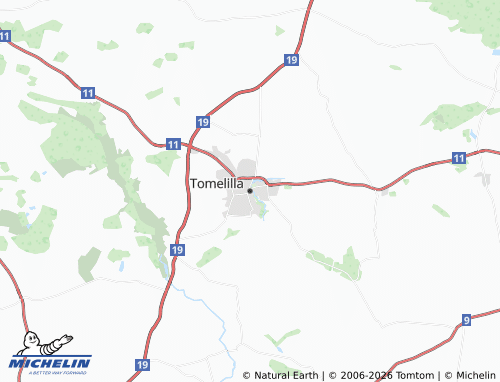 MICHELIN Tomelilla map - ViaMichelin