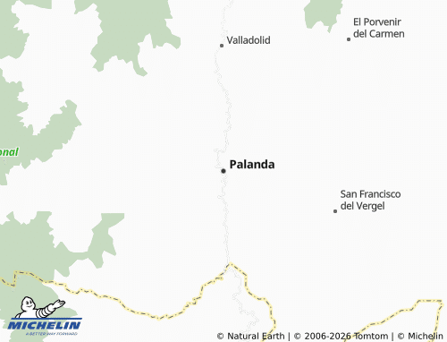 MICHELIN Palanda map - ViaMichelin