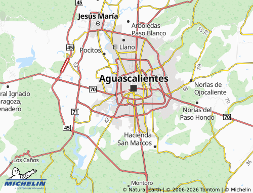 Mapa MICHELIN Santa Elena - ViaMichelin