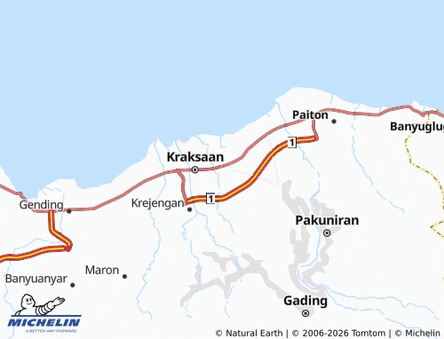 Mapa MICHELIN Kraksaan Wetan - ViaMichelin