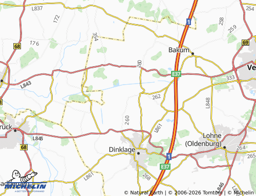 MICHELIN Carum map - ViaMichelin