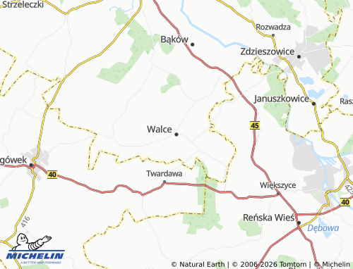MICHELIN Walce map - ViaMichelin