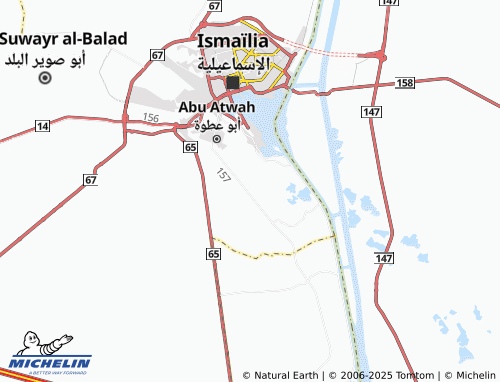 Kaart MICHELIN al-Dab'iyyah - ViaMichelin