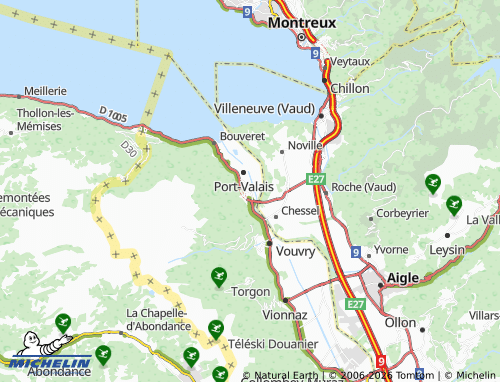 MICHELIN Les Évouettes map - ViaMichelin