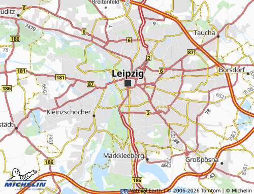 MICHELIN Zentrum-Süd map - ViaMichelin