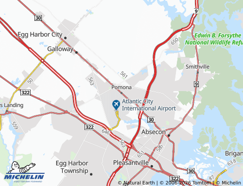 Mappa MICHELIN Pomona - ViaMichelin