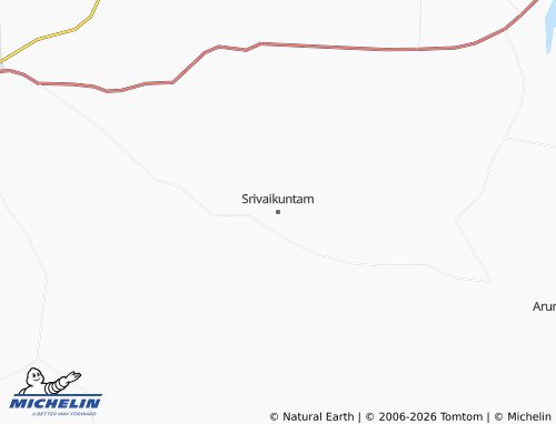 Mapa MICHELIN Srivaikuntam - ViaMichelin