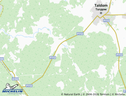 Carte MICHELIN Maloye Strashevo - ViaMichelin