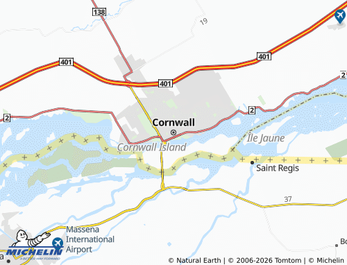 MICHELIN Cornwall map - ViaMichelin