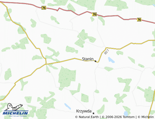 MICHELIN-Landkarte Kosuty - ViaMichelin