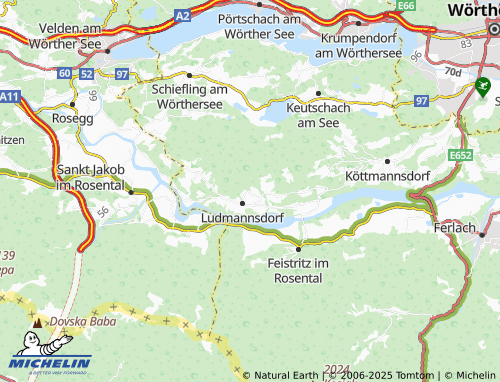 MICHELIN-Landkarte Pugrad - ViaMichelin