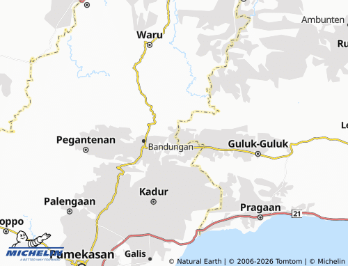 MICHELIN Palalang map - ViaMichelin