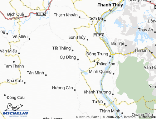 MICHELIN Cự Đồng map - ViaMichelin