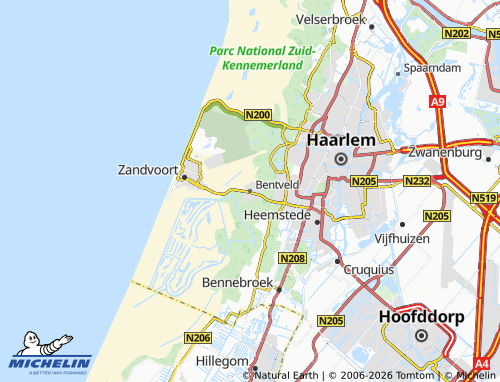 MICHELIN Bentveld map - ViaMichelin