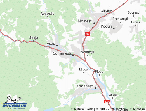 Mappa MICHELIN Comănești - ViaMichelin