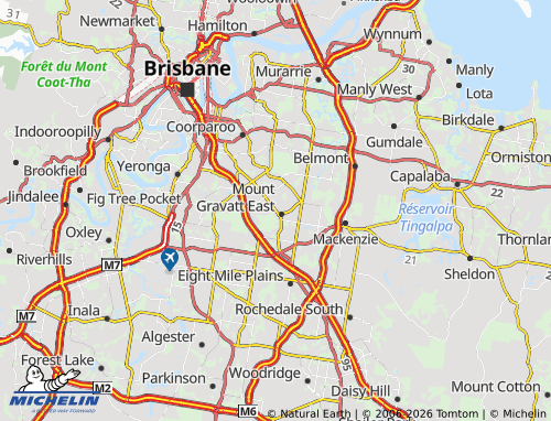 Mapa MICHELIN Mount Gravatt - ViaMichelin