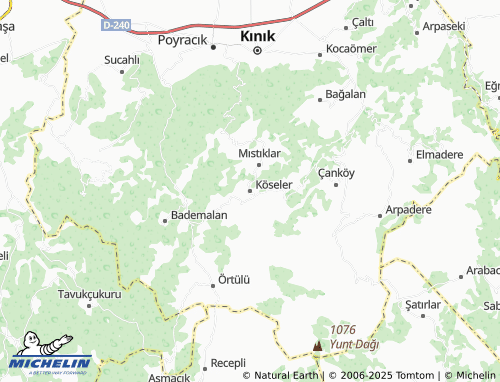 MICHELIN Köseler map - ViaMichelin