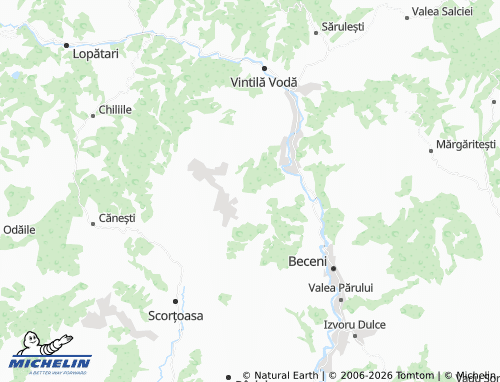 MICHELIN Deleni map - ViaMichelin