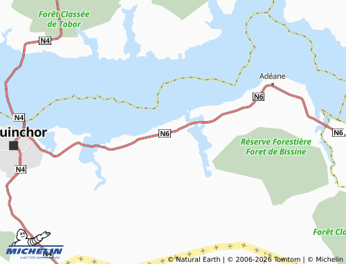 MICHELIN Aniak Petit map - ViaMichelin