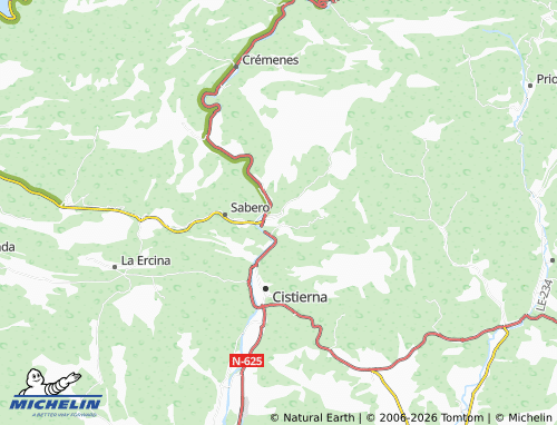 MICHELIN Santa Olaja de la Varga map - ViaMichelin