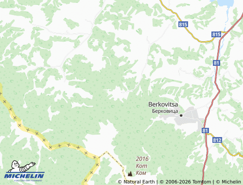 MICHELIN-Landkarte Chereshovitsa - ViaMichelin