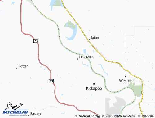 Mapa MICHELIN Oak Mills - ViaMichelin