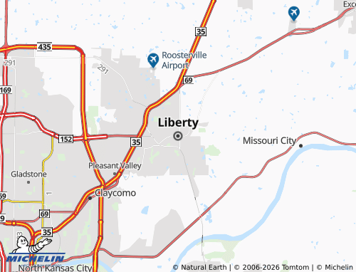Mapa MICHELIN Liberty - ViaMichelin