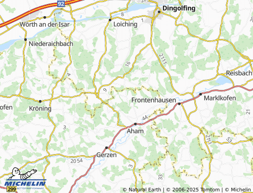 MICHELIN-Landkarte Nöham - ViaMichelin