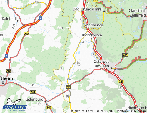 MICHELIN-Landkarte Nienstedt - ViaMichelin