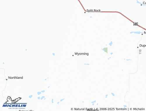 MICHELIN-Landkarte Wyoming - ViaMichelin