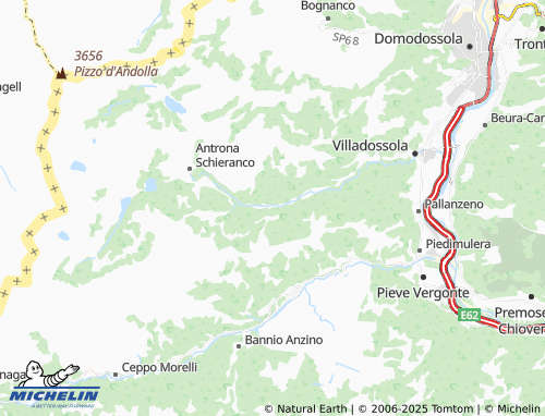 Kaart MICHELIN Prato - ViaMichelin