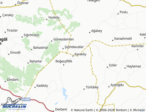 MICHELIN Karaköy map - ViaMichelin