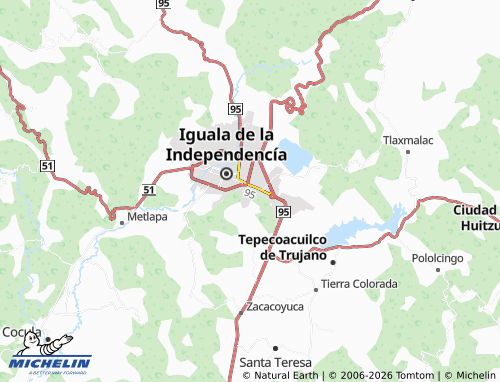 MICHELIN Cnop map - ViaMichelin