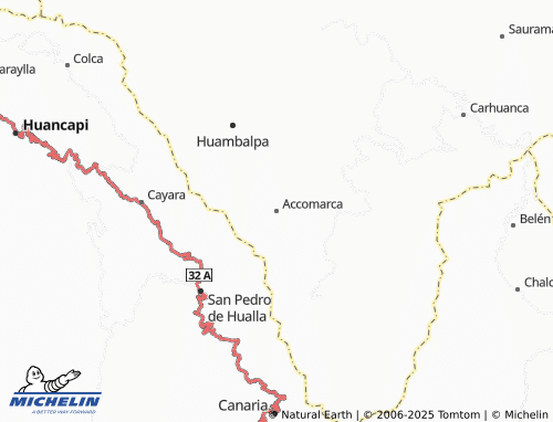 MICHELIN Accomarca map - ViaMichelin