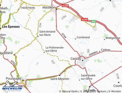 Carte MICHELIN Billière - ViaMichelin